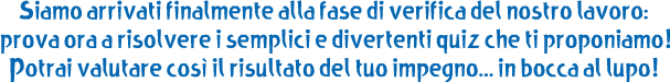 scegli i quiz